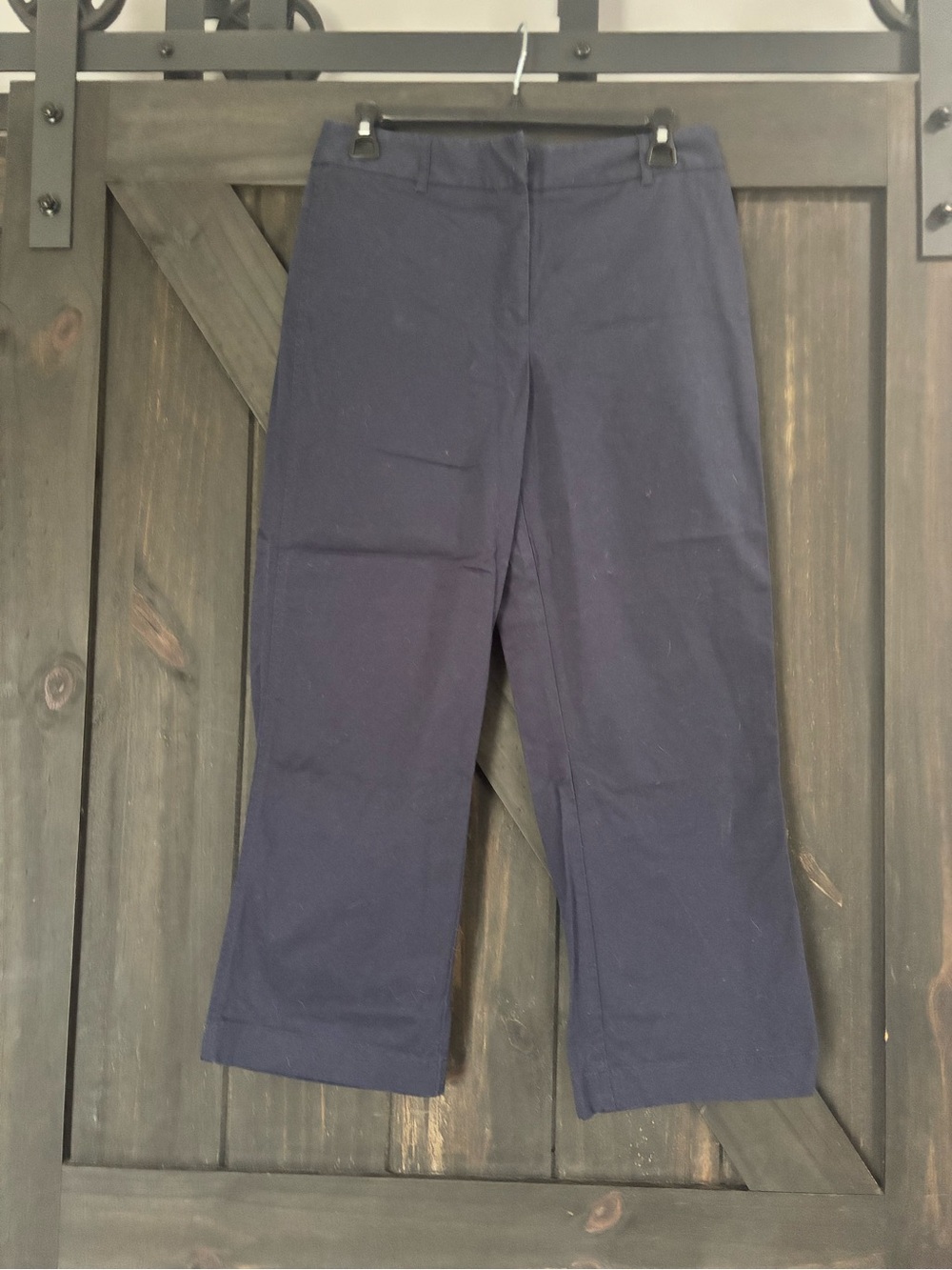 Ann Taylor LOFT Women's Navy Cropped Pants